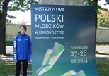 Milena Sadowska na 13 miejscu w Mistrzostwach Polski Młodzików w Zielonej Górze