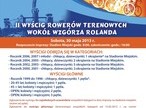 II Wyścig Rowerów Terenowych Wokół Wzgórza Rolanda - zaproszenie