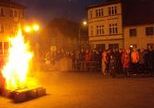 Ochotnicza Straż Pożarna z Dobrej zorganizowała ognisko z okazji 1050 rocznicy Chrztu Polski 