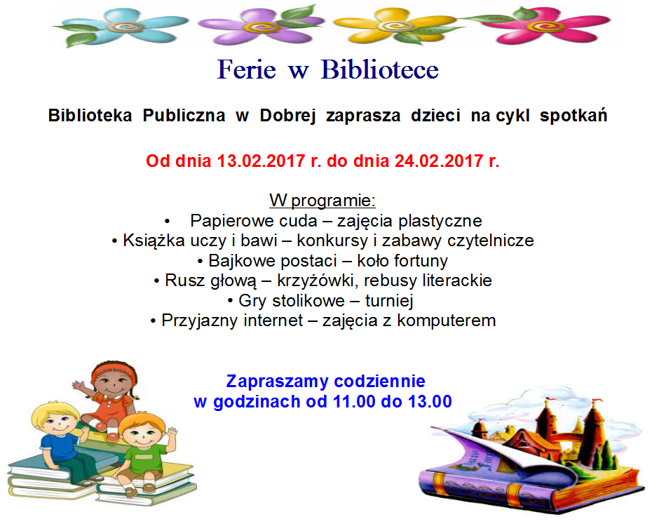 ferie w bibliotece 2017
