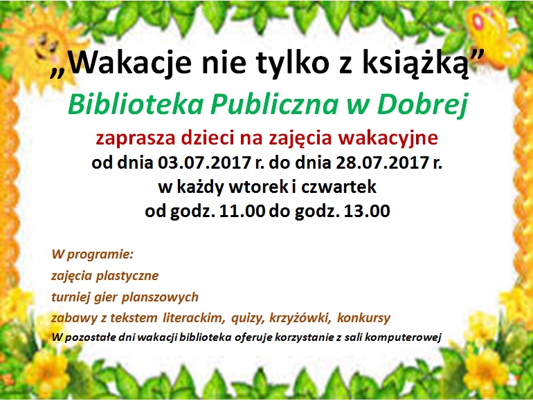 wakacje nie tylko z książką